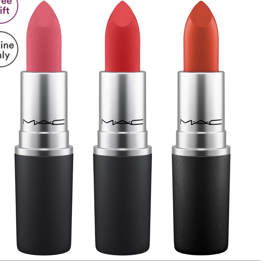 3 MAC Lipsticks